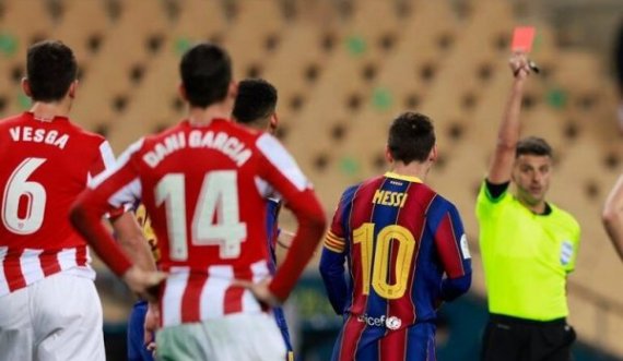 Messi iu kërkoi falje bashkëlojtarëve për kartonin e kuq