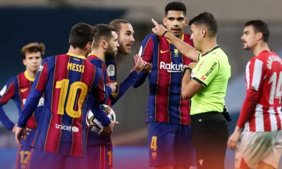 Barcelona reagon ndaj pezullimit të Messit