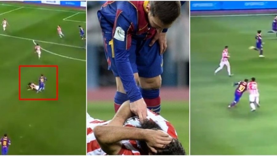 Shikoni pamjet nga të gjitha këndet: A ishte vendimi i duhur që Messi të ndëshkohej me karton të kuq?