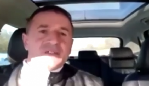 Qytetari shkel qenin me veturë derisa po fliste për Kurtin direkt në facebook