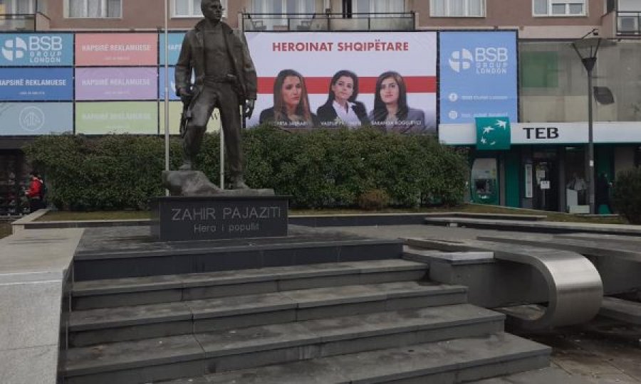 Vetëvendosje: Baneri ku shihet vajza e Hamëz Jasharit nuk është vendosur nga ne