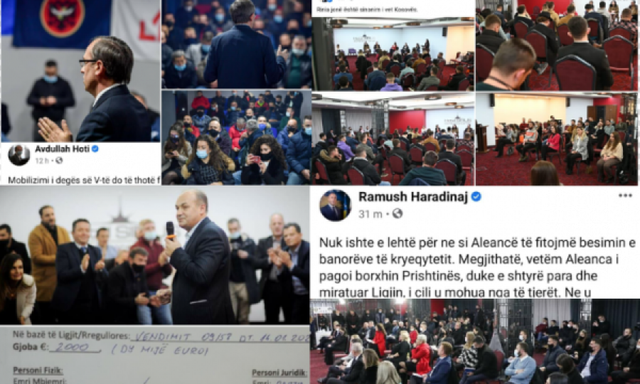 14 mijë euro gjoba për partitë që s’po i respektojnë masat anti-Covid