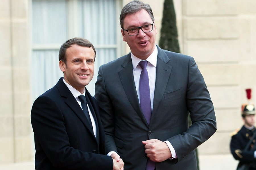 Emmanuel Macron e pret të hënën Aleksandër Vuçiqin në Paris