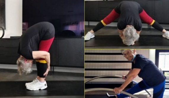  Aftësitë e pabesueshme të 81-vjeçares, regjistrimet e saj të stërvitjeve bëhen virale 