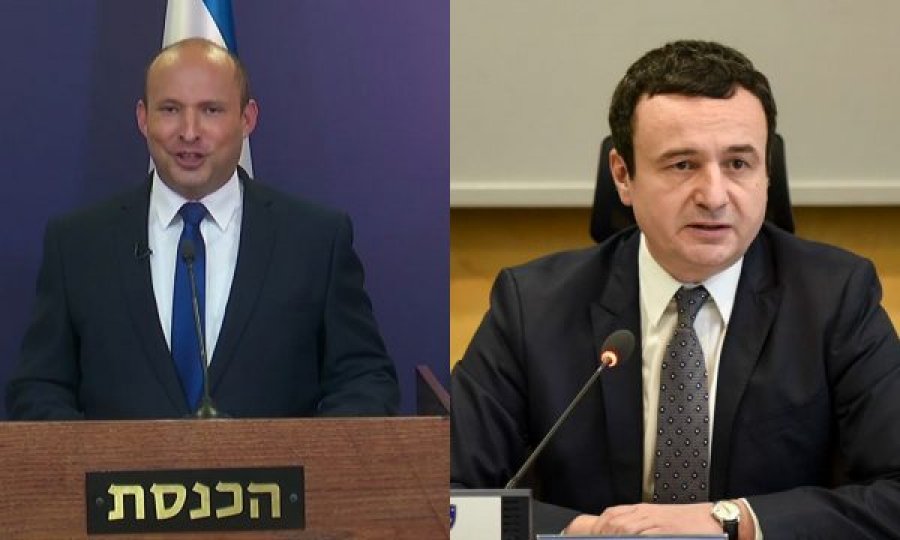 Kryeministri i ri i Izraelit i shkruan letër Kurtit, e falenderon për ambasadën në Jerusalem