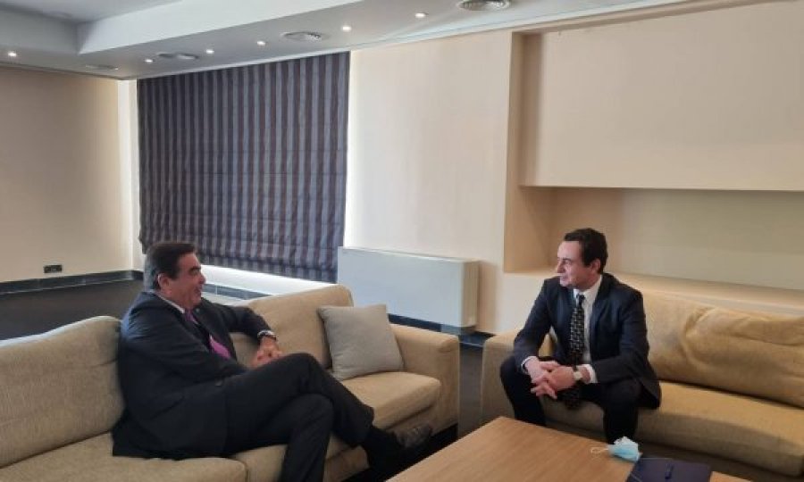 Kryeministri Kurti takoi zëvëndëspresidentin e Komisionit Evropian, Margaritis Schinas