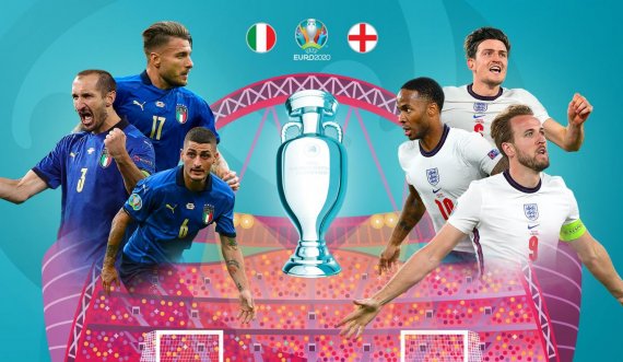 Itali – Angli, mësohet se me cilat fanella do të luajnë dy kombëtaret në finalen e madhe