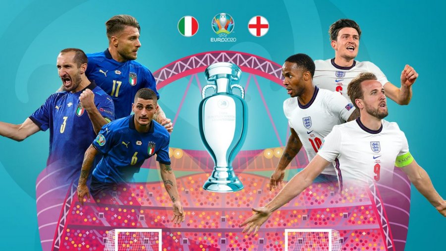 Itali – Angli, mësohet se me cilat fanella do të luajnë dy kombëtaret në finalen e madhe