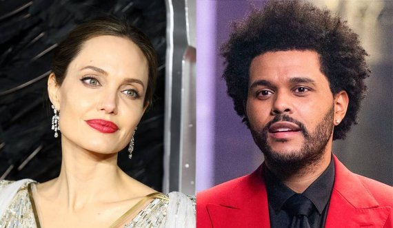Pas këtij veprimi, fansave iu shtuan dyshimet për një romacë mes Angelina Jolie dhe The Weeknd