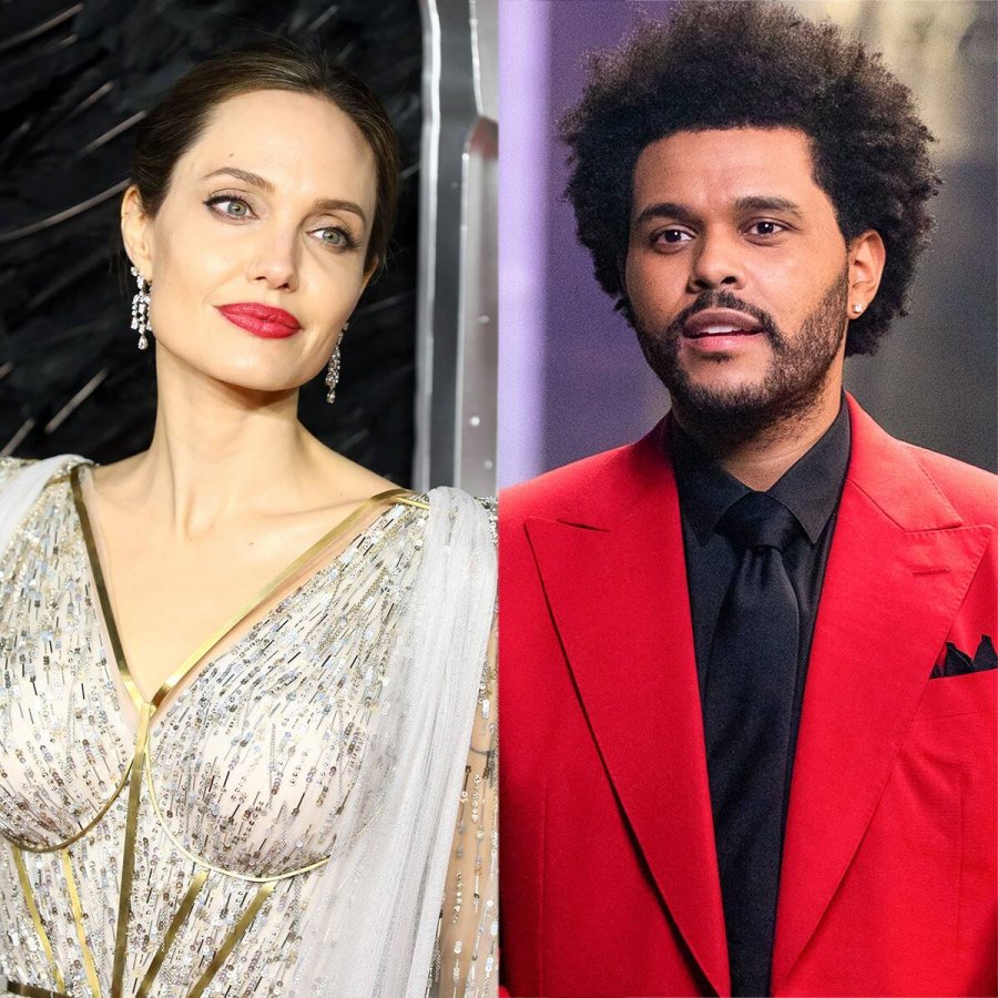 Pas këtij veprimi, fansave iu shtuan dyshimet për një romacë mes Angelina Jolie dhe The Weeknd