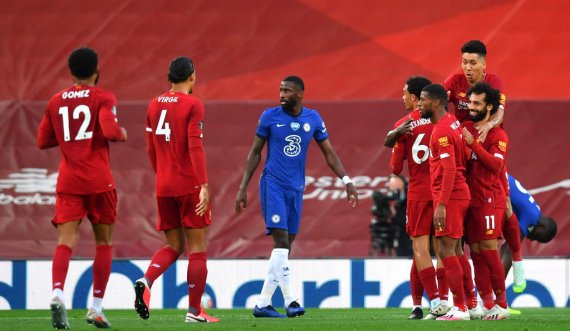 Liverpooli në epërsi kundër Manchester City, me gol të mrekullueshëm