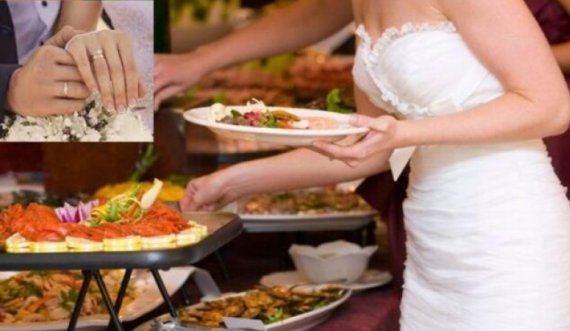 Çifti vendos që t’u shërbejë ushqimin në dasmë varësisht nga dhurata e të ftuarve 