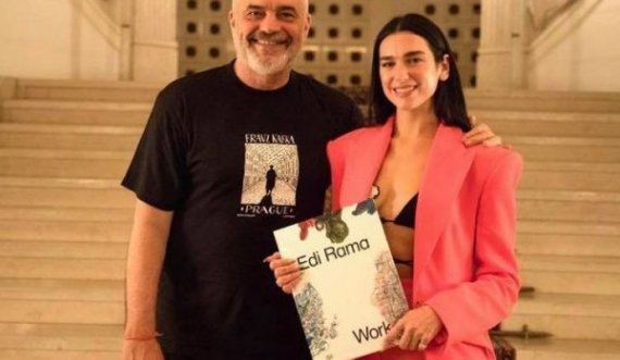  Dua Lipa në Shqipëri, Edi Rama pas takimit me të: Çfarë çike 