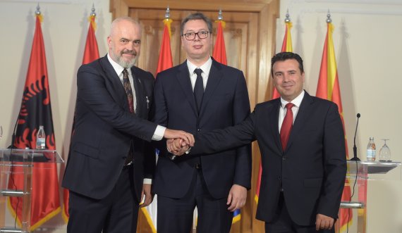  “Mini Shengeni”, Edi Rama, Zoran Zaev e Aleksander Vuçiq takohen në Shkup më 28 dhe 29 korrik 