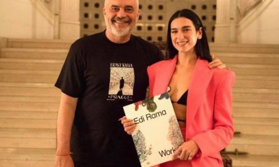  Dua Lipa në Shqipëri, Edi Rama pas takimit me të: Çfarë çike 