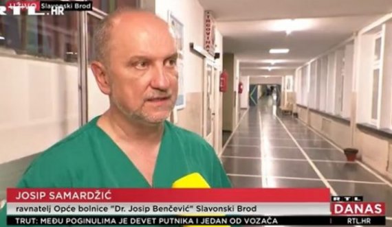 Drejtori i spitalit në Slavonski Brod: Dy nga të lënduarit janë në Intensiv, katër të tjerë u operuan
