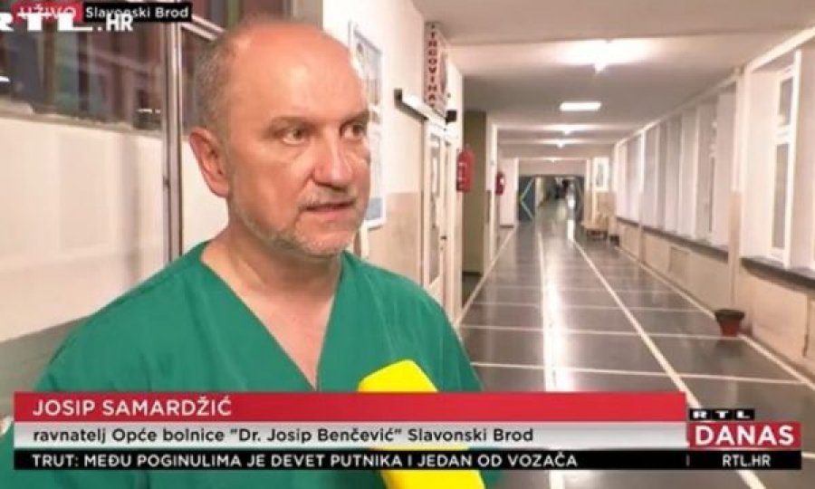 Drejtori i spitalit në Slavonski Brod: Dy nga të lënduarit janë në Intensiv, katër të tjerë u operuan