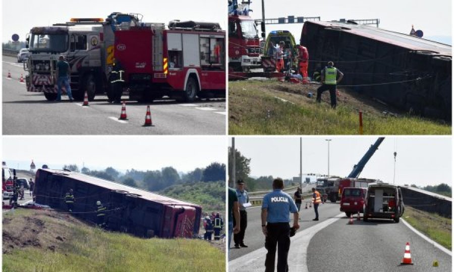 Kroacia i akomodon 14 personat që shpëtuan pa lëndime nga aksidenti, u japin ushqim, ilaçe dhe ndihmë psikologjike