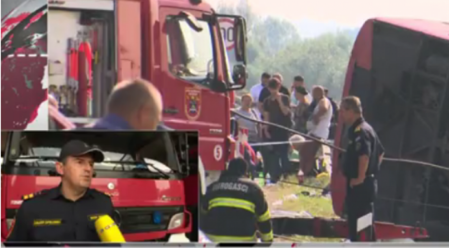 Flasin zjarrfikësit kroatë që shpëtuan të mbijetuarit e autobusit: Asgjë nuk mund t’ju përgatisë për këtë tragjedi