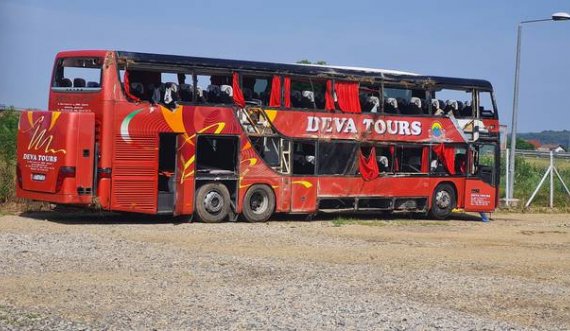  Kështu duket autobusi që u aksidentua në Kroaci 