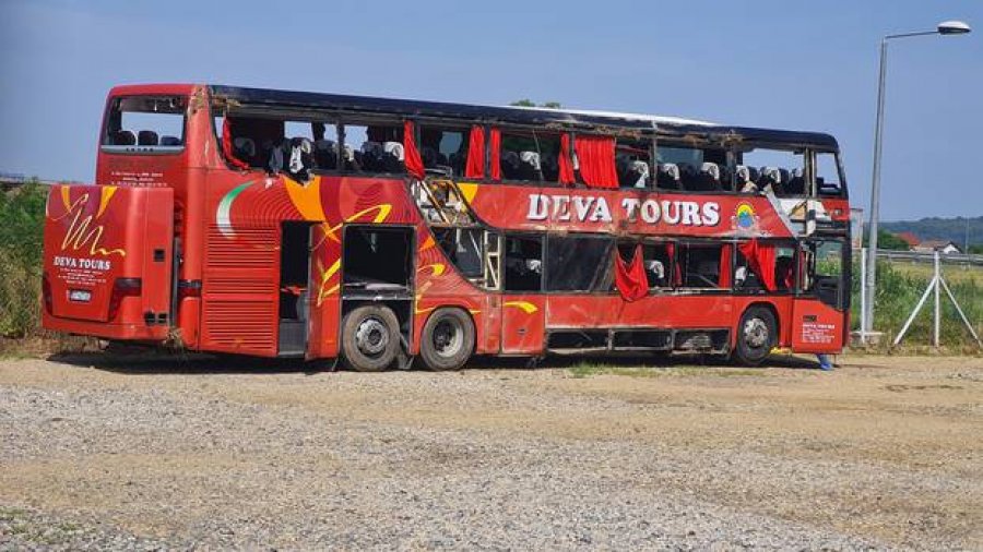  Kështu duket autobusi që u aksidentua në Kroaci 