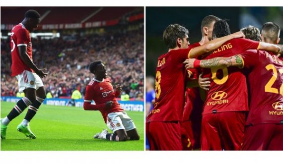 Roma pranon gol në fund të ndeshjes, barazon edhe Manchester United