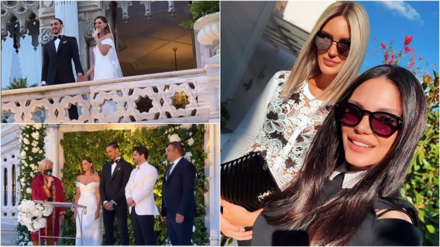 Motra e Almeda Abazit martohet me sportistin e njohur turk, dalin pamjet nga ceremonia madhështore. Dëshmitar i çiftit Tolgahan