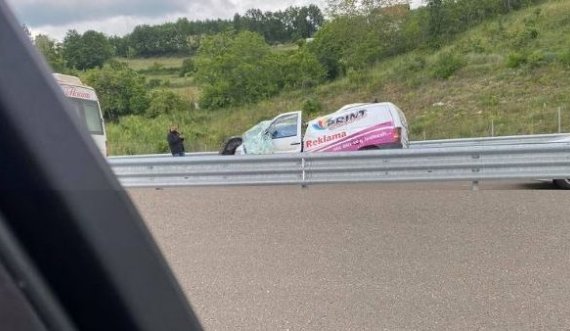 Aksident në autostradën “Ibrahim Rugova”, ka të lënduar