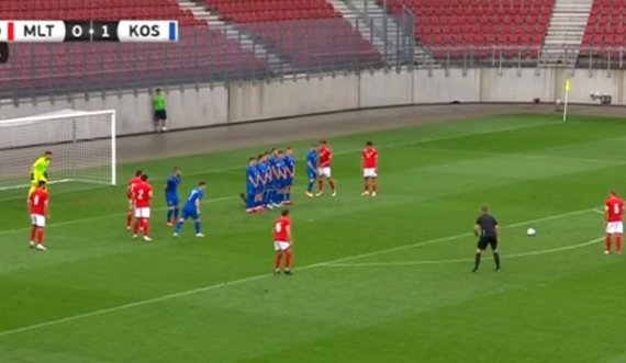 Malta e barazon rezultatin ndaj Kosovës në fund të pjesës së parë