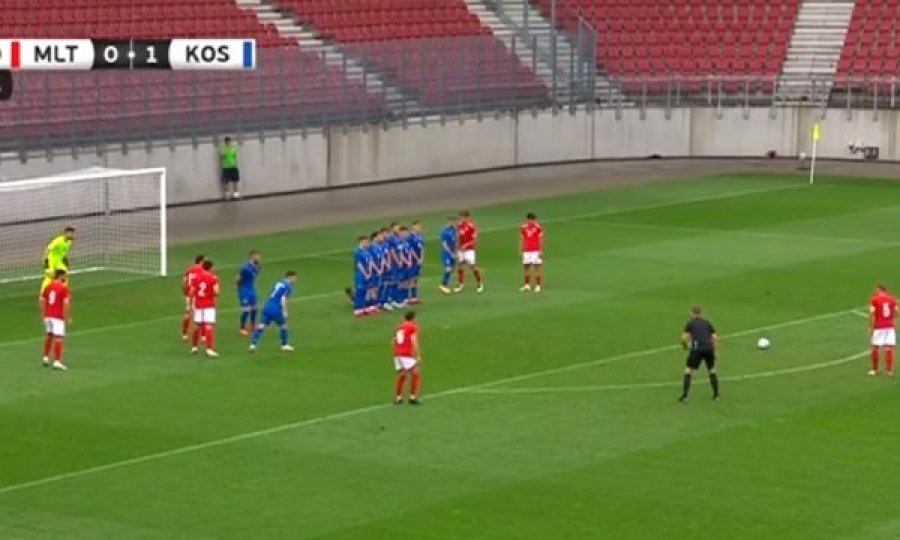 Malta e barazon rezultatin ndaj Kosovës në fund të pjesës së parë