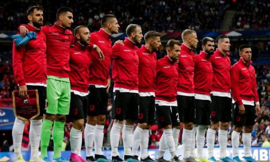 Kombëtarja shqiptare kundër Uellsit, formacioni i Shqipërisë
