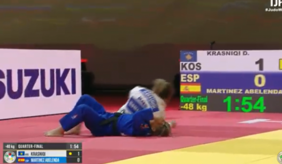 Momenti kur Distria e mund me IPPON spanjollen dhe prek gjysmëfinalen e Botërorit