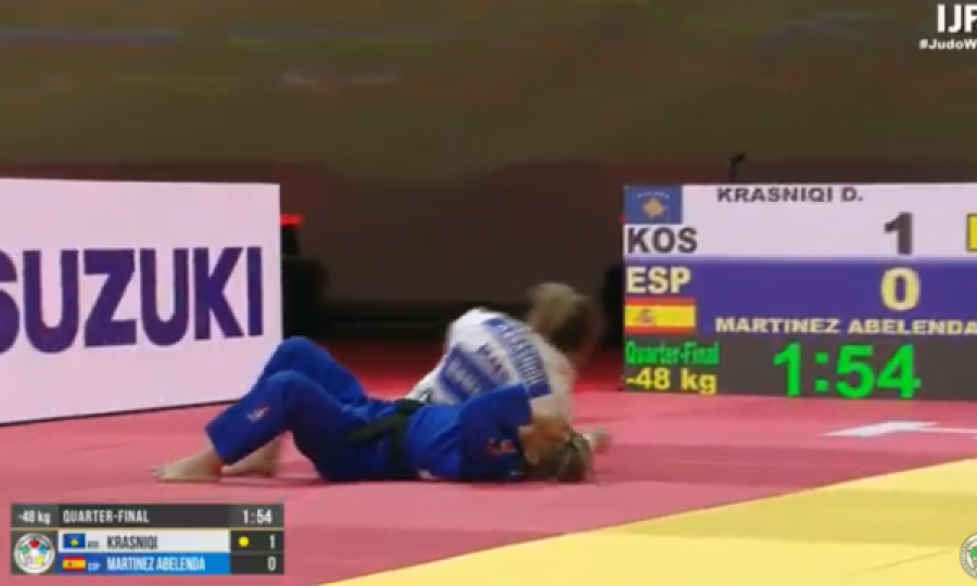 Momenti kur Distria e mund me IPPON spanjollen dhe prek gjysmëfinalen e Botërorit