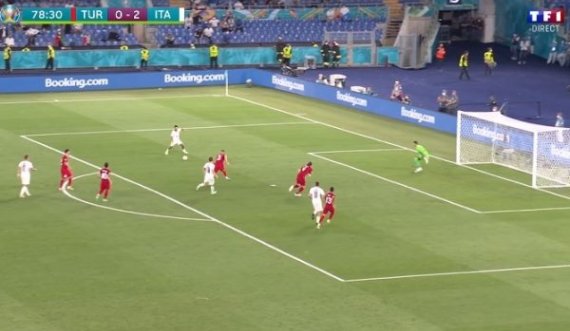 Italia e pamëshirshme, Insigne shënon gol fantastik