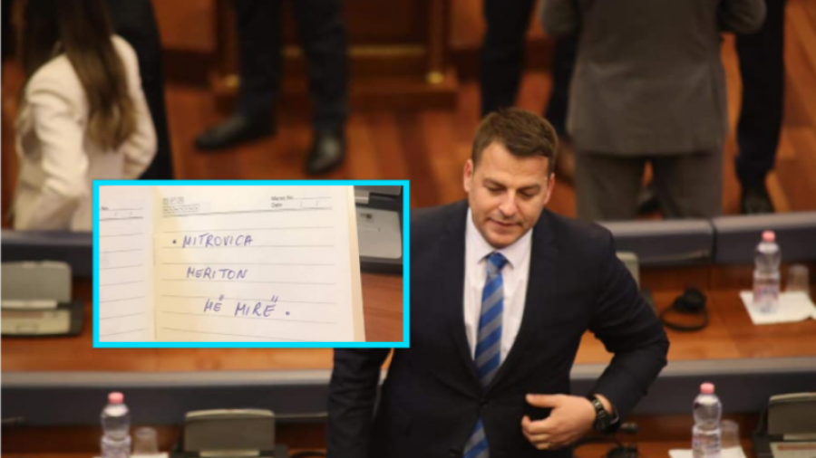 Armend Muja pranon në Kuvend një mesazh mbështetjeje: “Mitrovica meriton më mirë”