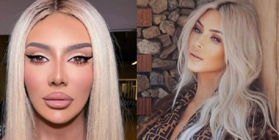 Ledjana, një kopje e Kim Kardashian në paraqitjen e fundit