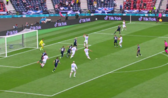 Gol në ndeshjen Skoci – Çeki