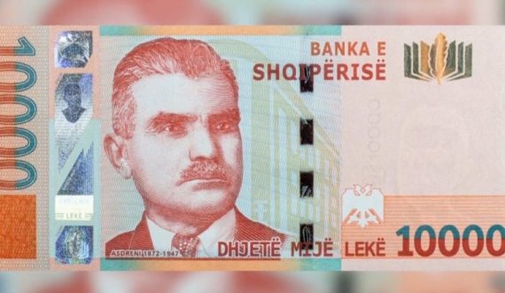 Për herë të parë në Shqipëri kartëmonedha 10 mijë lekëshe, del në treg nga korriku