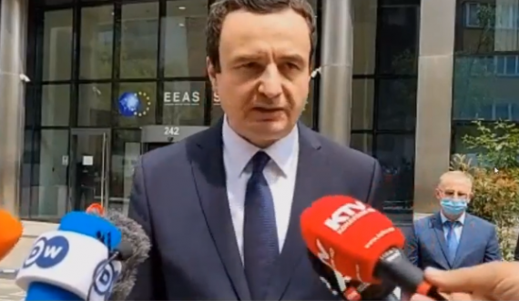 Kryeministri Kurti tregon katër propozimet që ia bëri Vuçiqit sot në Bruksel