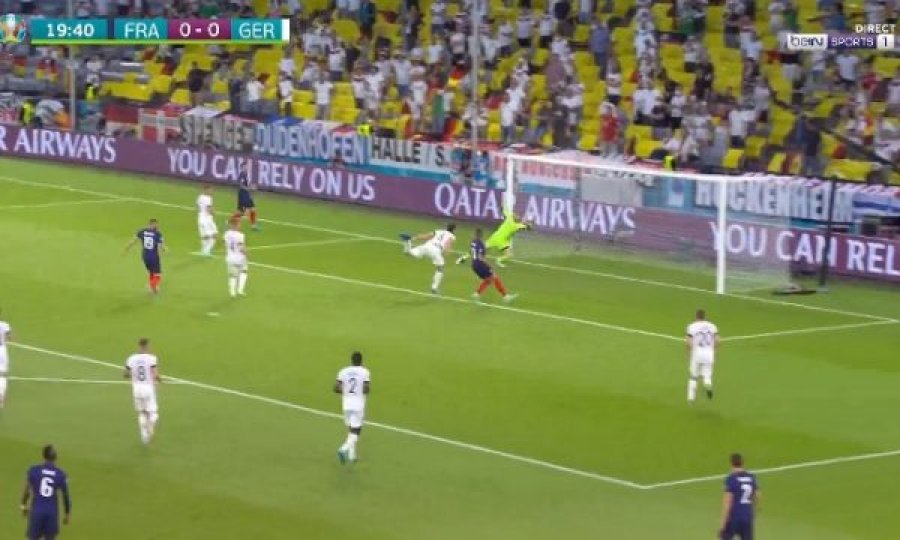 Hummels autogol, Franca në epërsi ndaj Gjermanisë