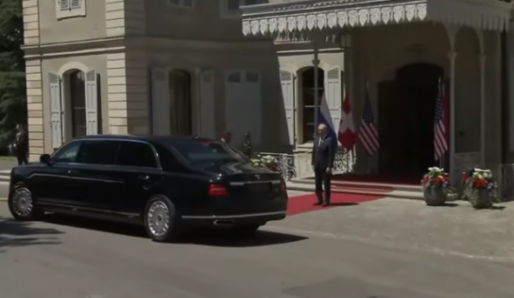 Putini arrin në vilën ku do të takohet me Bidenin, pritet nga presidenti i Zvicrës