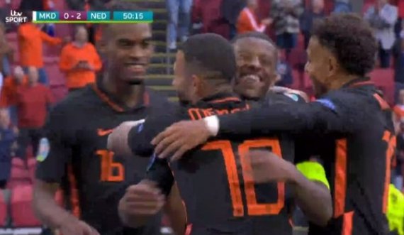 Holanda e dyfishon epërsinë ndaj Maqedonisë së Veriut