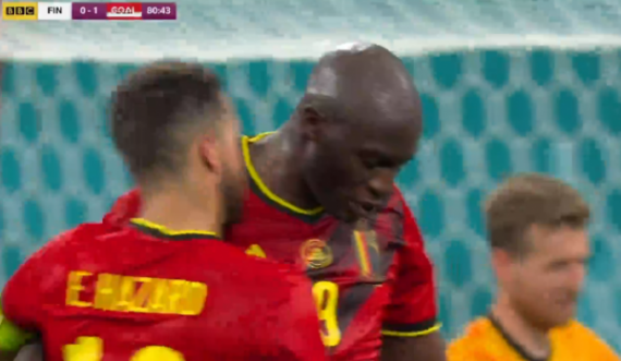 Lukaku i mrekullueshëm, shënon golin e dytë të Belgjikës