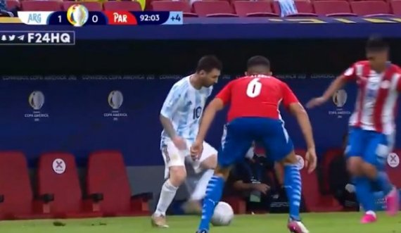 Momenti kur Messi “turpëroi” lojtarët e Paraguait