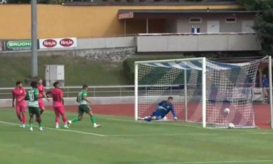 Uzuni i Shqipërisë ‘fluturon’ dhe shënon gol të bukur me kokë