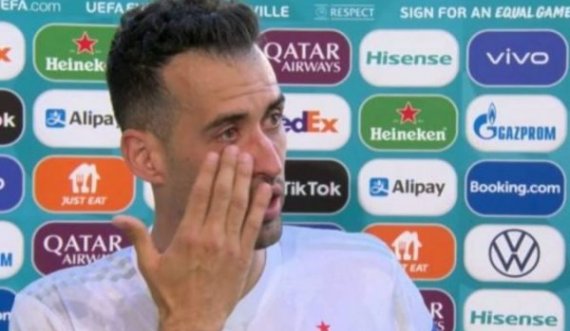 Busquets shpërthen në lot pasi Spanja e kalon grupin në Euro 2020