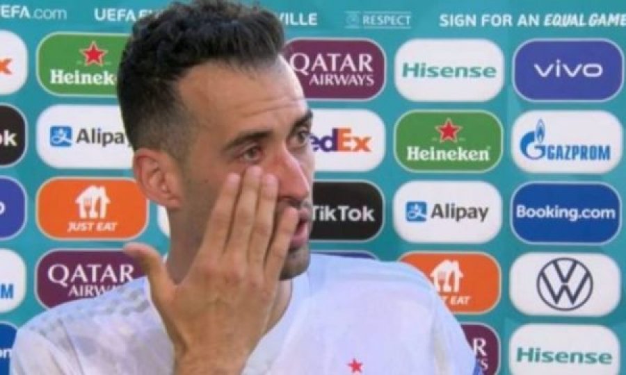 Busquets shpërthen në lot pasi Spanja e kalon grupin në Euro 2020