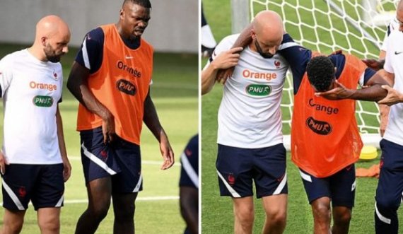 Lëndohen dy lojtarë në stërvitje para ndeshjes mes Francës dhe Zvicrës