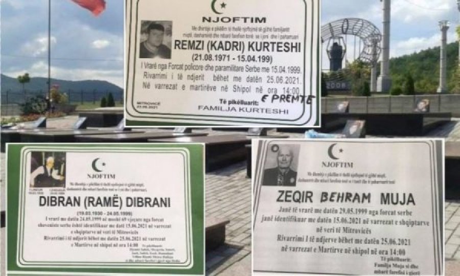  Sot do të varrosen katër të zhdukur nga lufta e fundit në Kosovë 