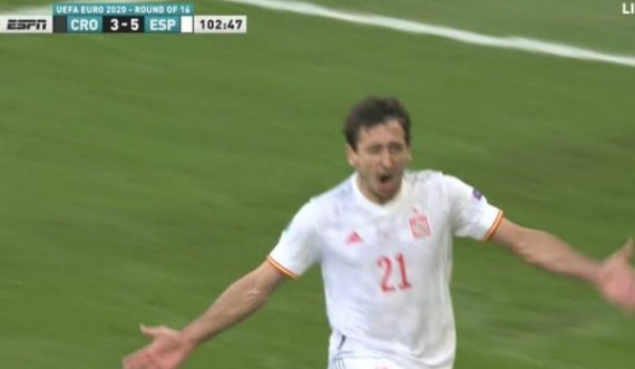 Oyarzabal shënon golin e 5-të për Spanjën